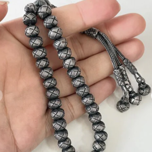 100% Real 1000 sterling silvers luxury Muslim prayer beads for men